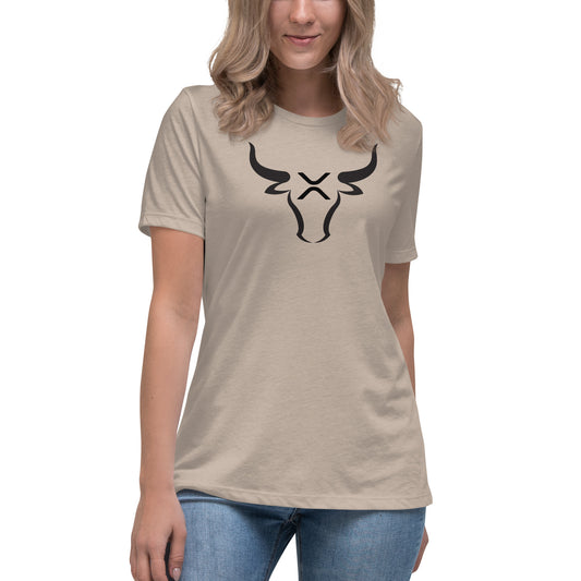 XRP BULL Black Women's Relaxed T-Shirt