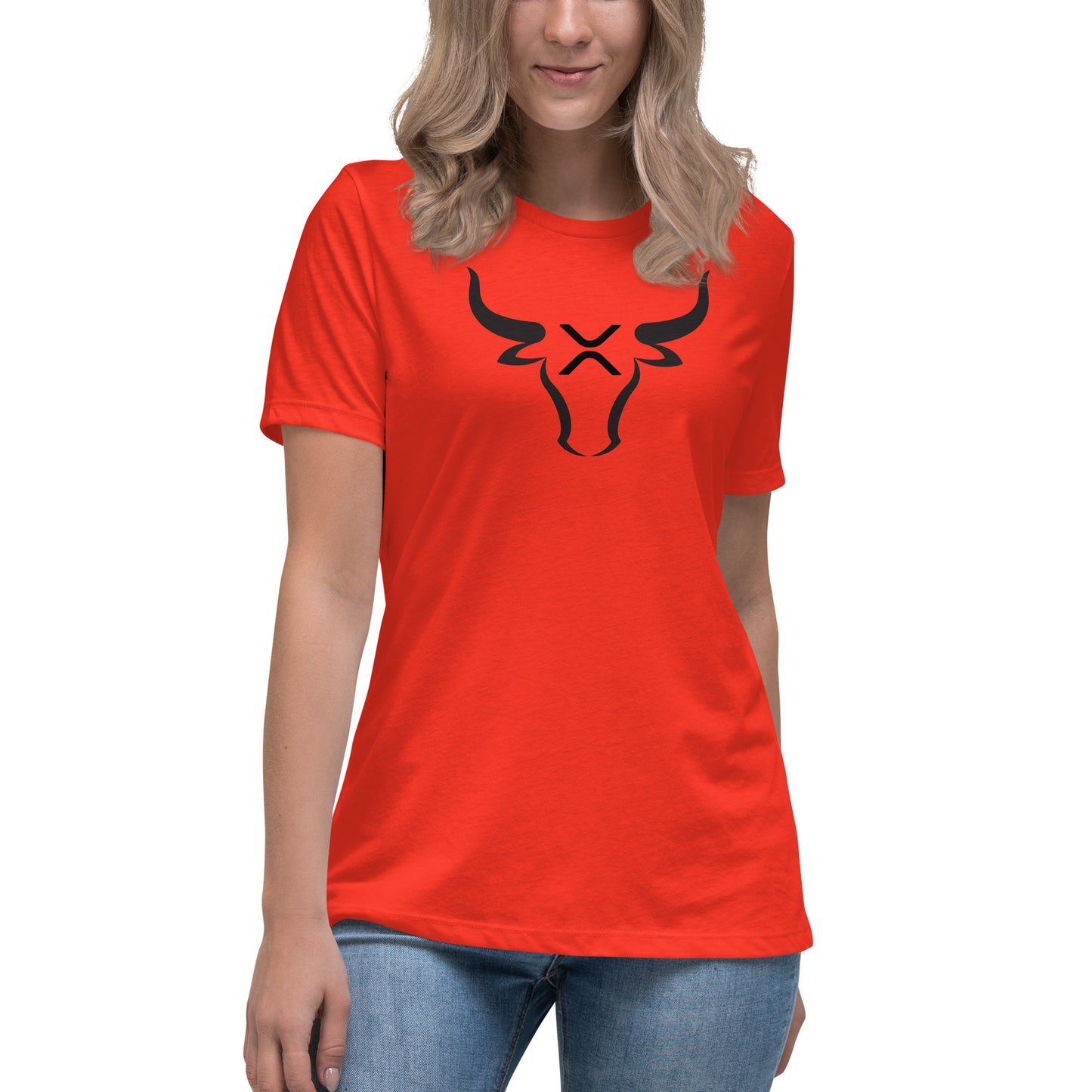 XRP BULL Black Women's Relaxed T-Shirt