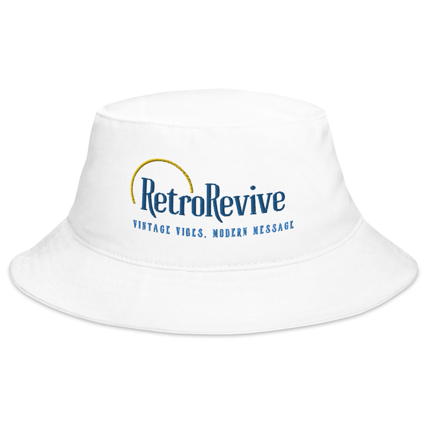 RetroRevive "Vintage Vibes, Modern Message" Bucket Hat