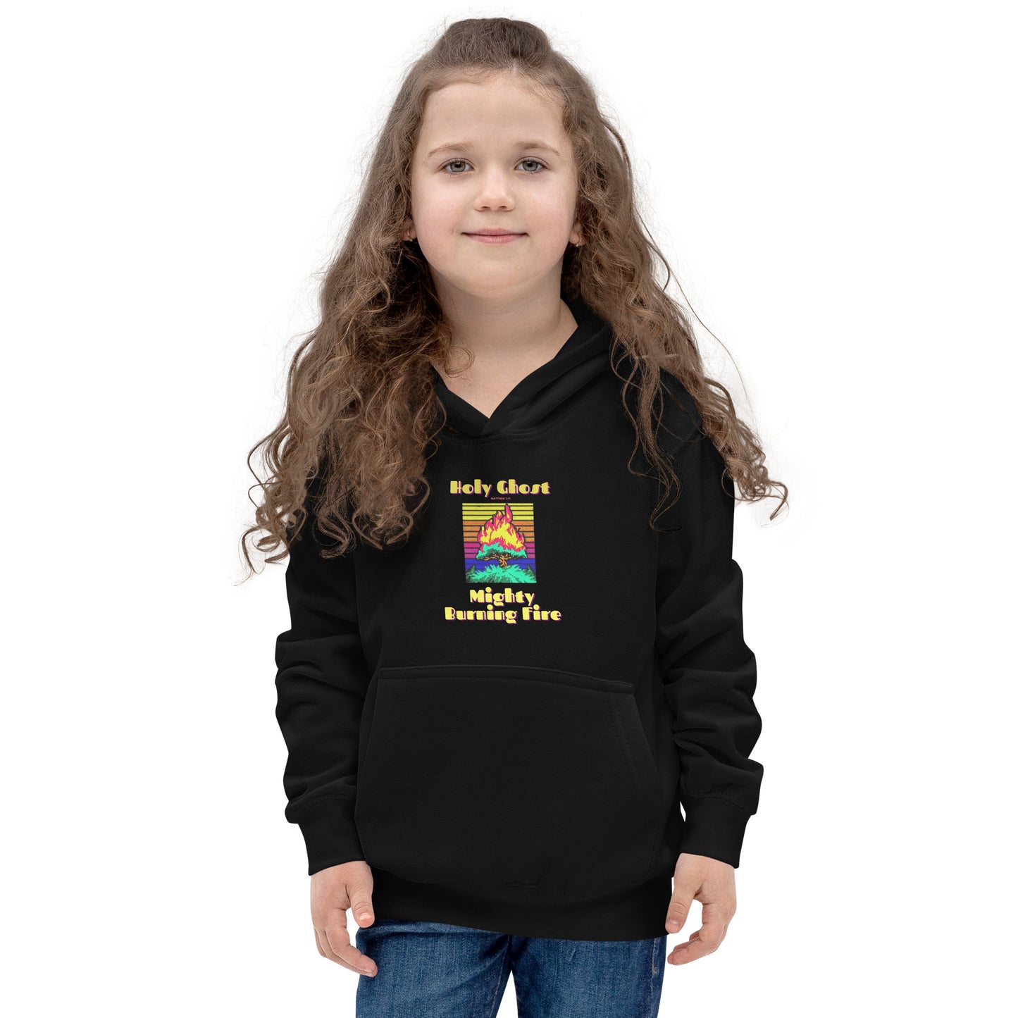 Holy Ghost "Mighty Burning Fire" Kids Hoodie