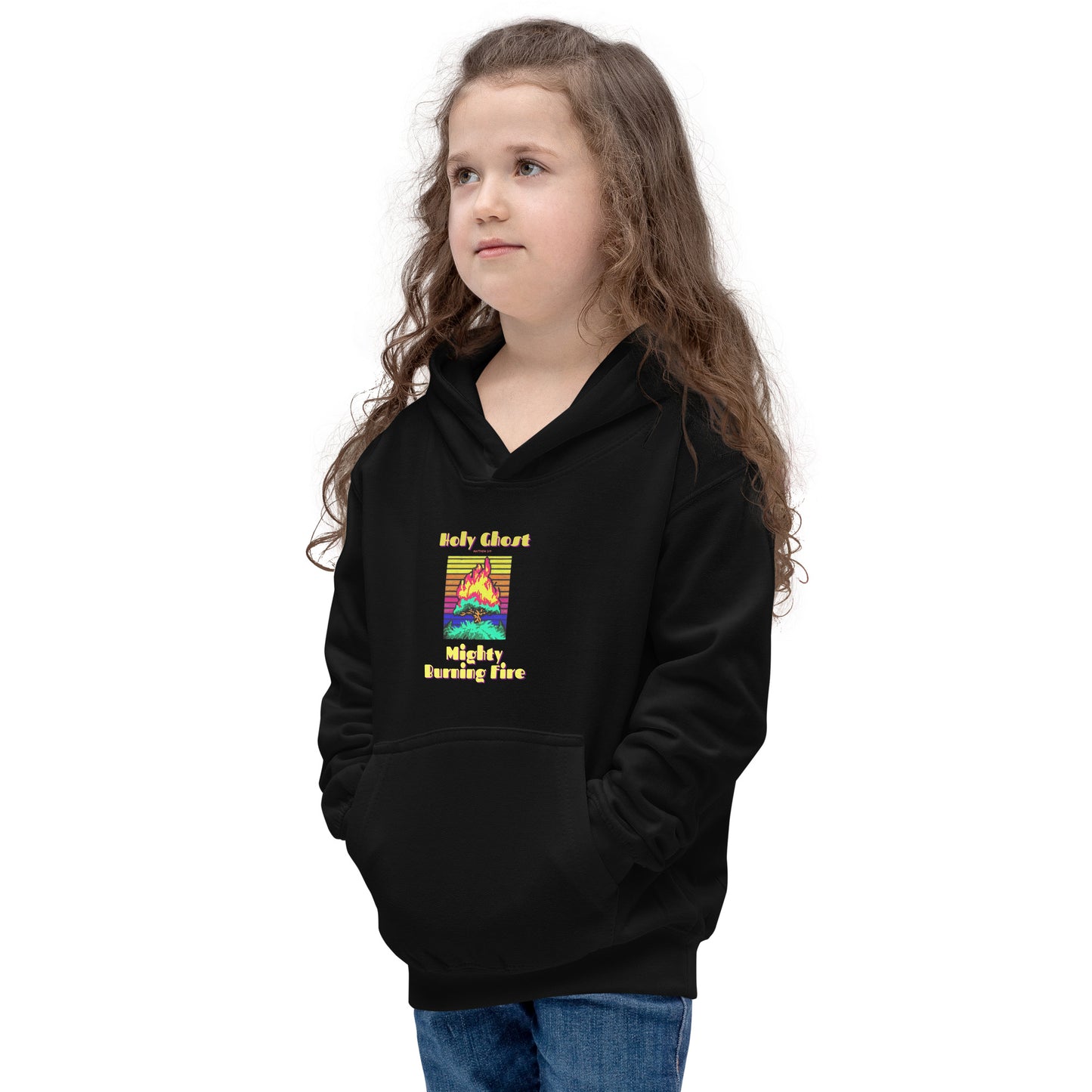 Holy Ghost "Mighty Burning Fire" Kids Hoodie