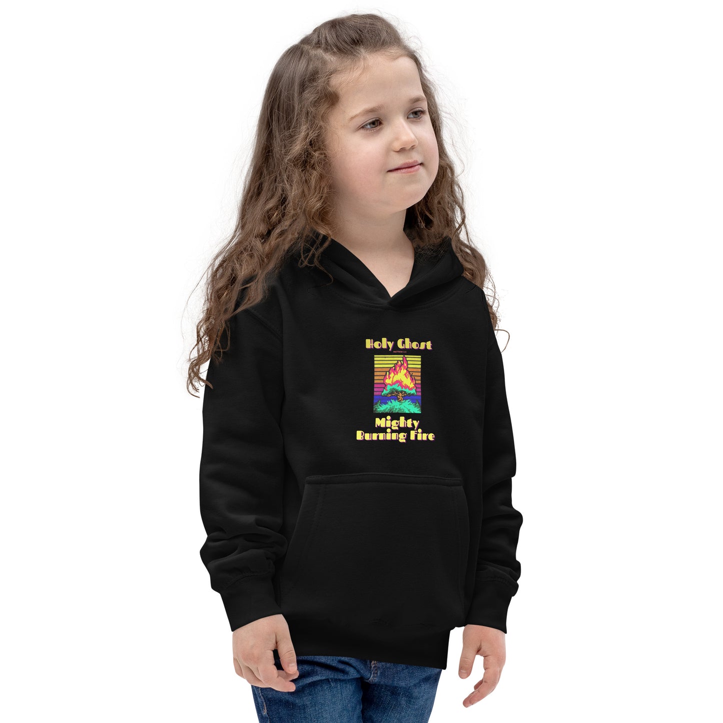 Holy Ghost "Mighty Burning Fire" Kids Hoodie