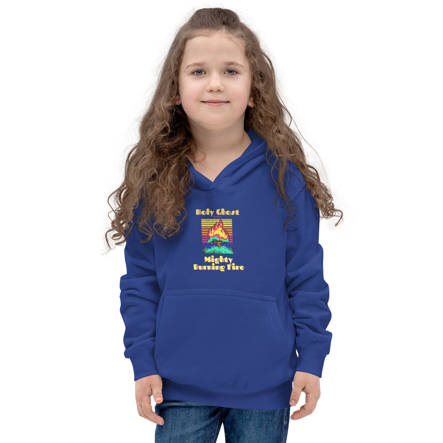 Holy Ghost "Mighty Burning Fire" Kids Hoodie
