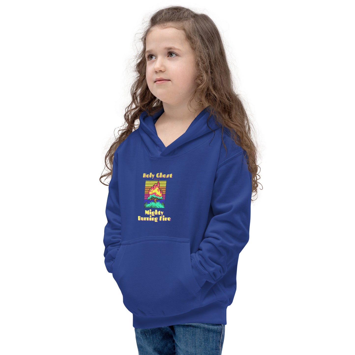 Holy Ghost "Mighty Burning Fire" Kids Hoodie