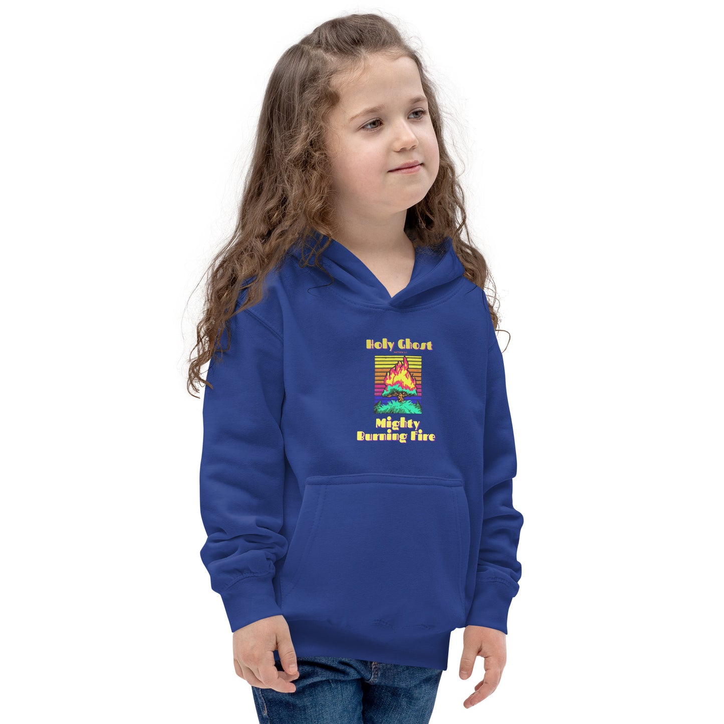 Holy Ghost "Mighty Burning Fire" Kids Hoodie
