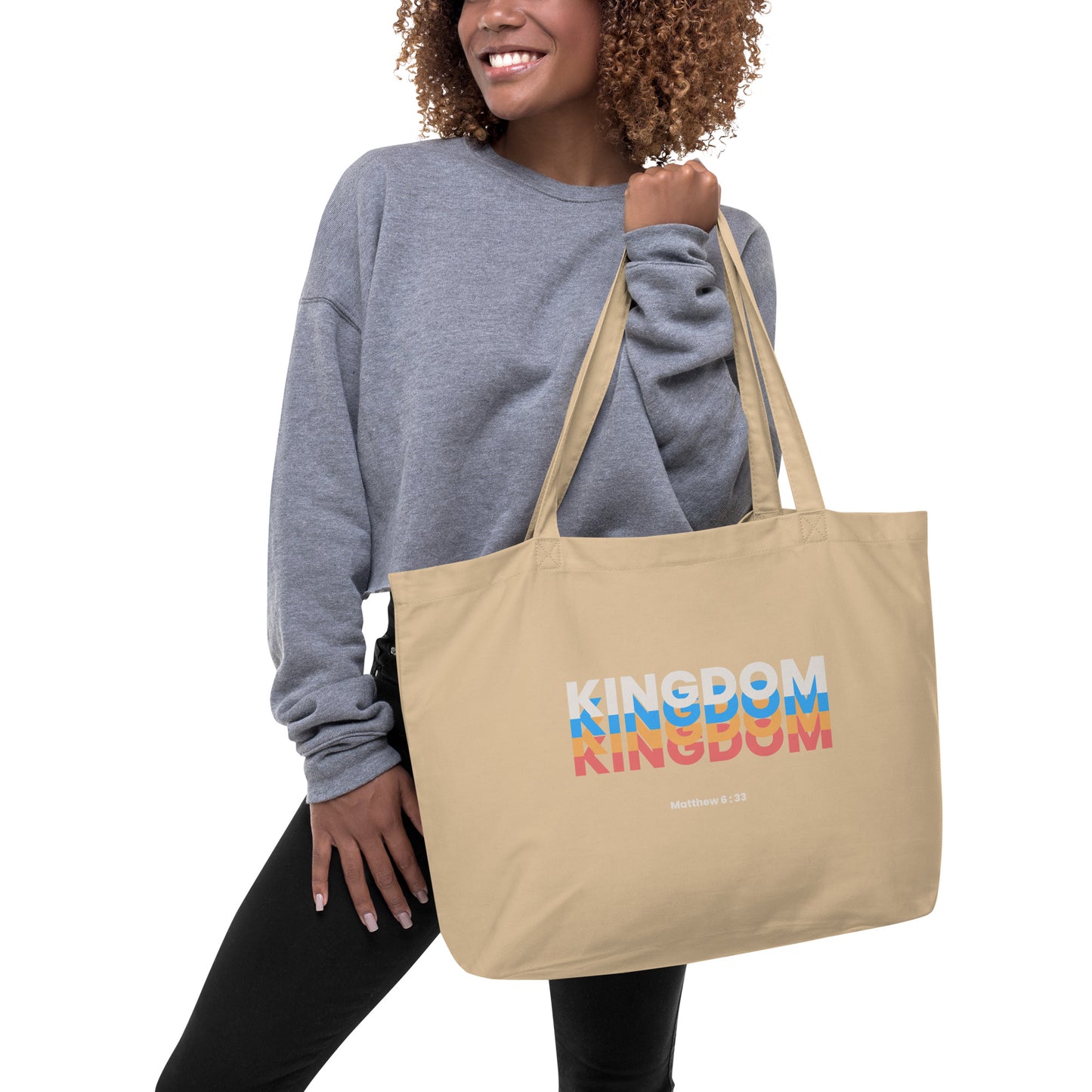 KINGDOM Large organic tote bag