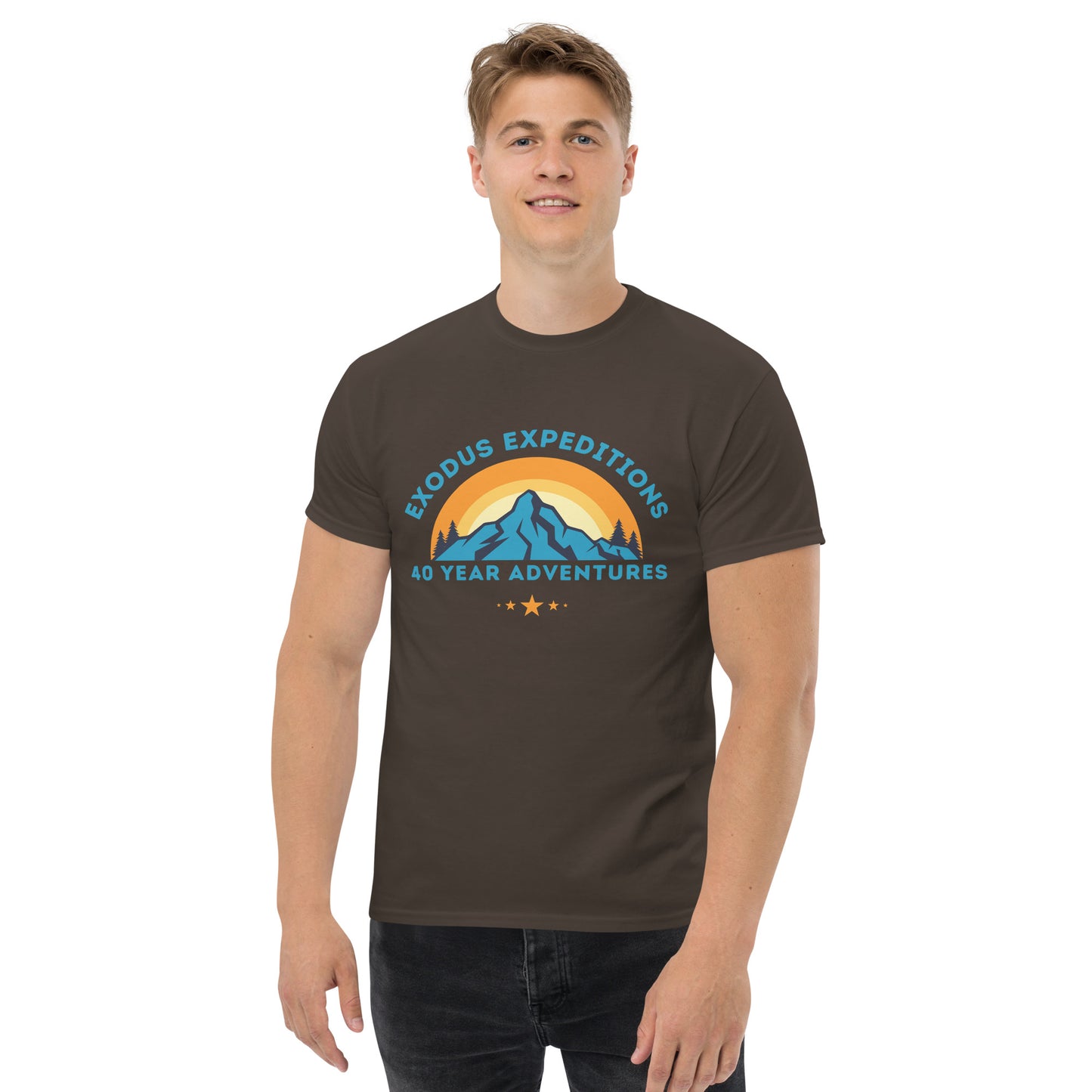 Exodus Expeditions 40 Year Adventures Men's Classic Tee