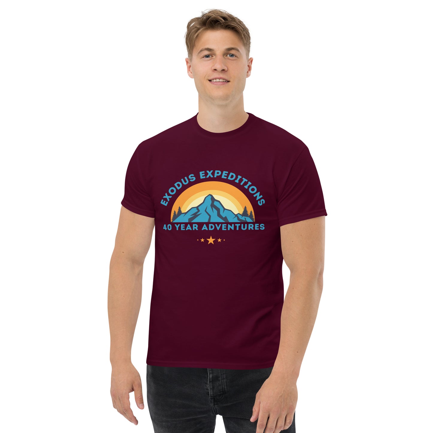 Exodus Expeditions 40 Year Adventures Men's Classic Tee