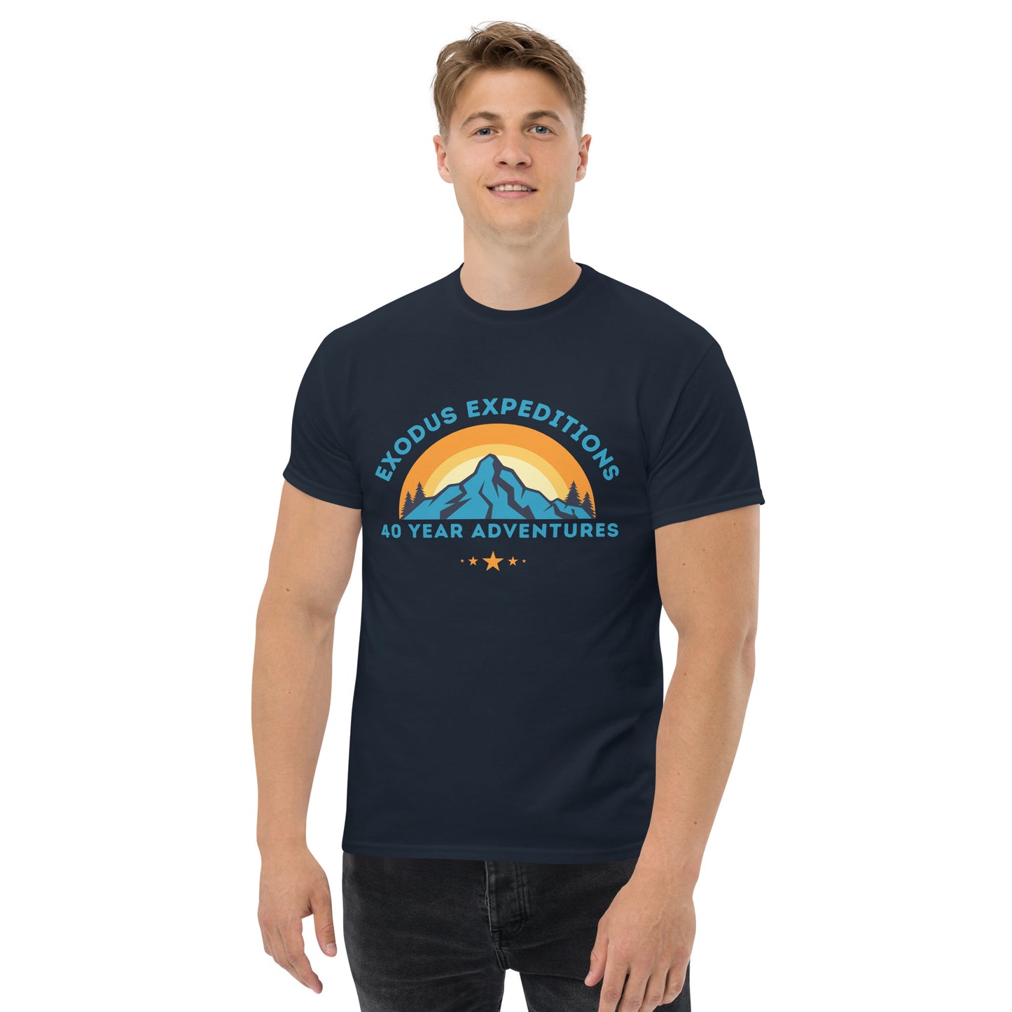 Exodus Expeditions 40 Year Adventures Men's Classic Tee