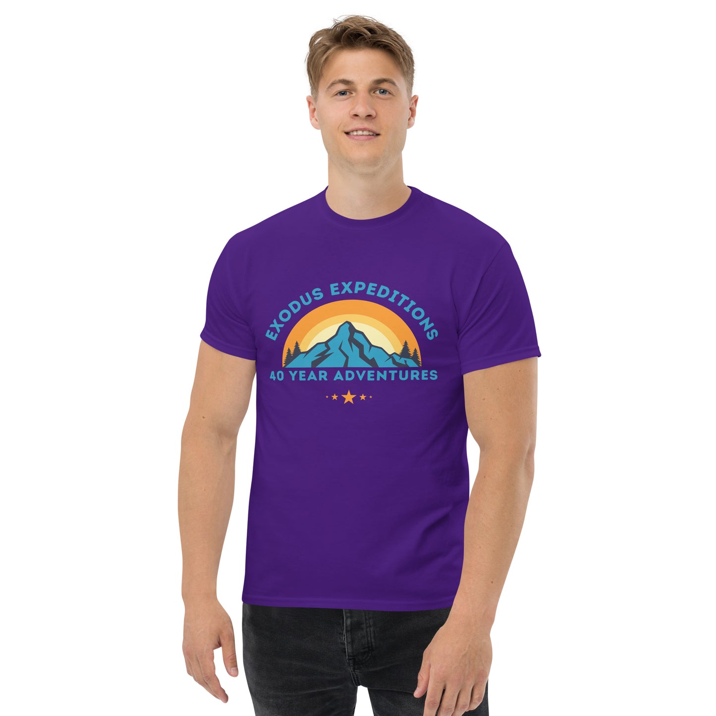 Exodus Expeditions 40 Year Adventures Men's Classic Tee