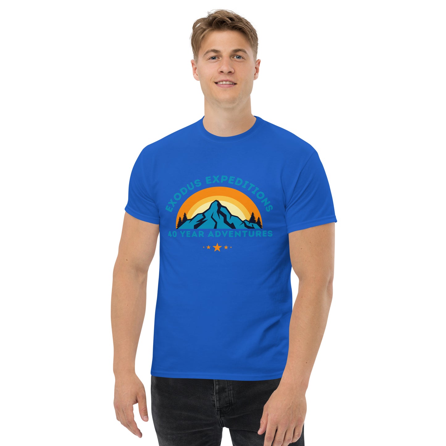 Exodus Expeditions 40 Year Adventures Men's Classic Tee