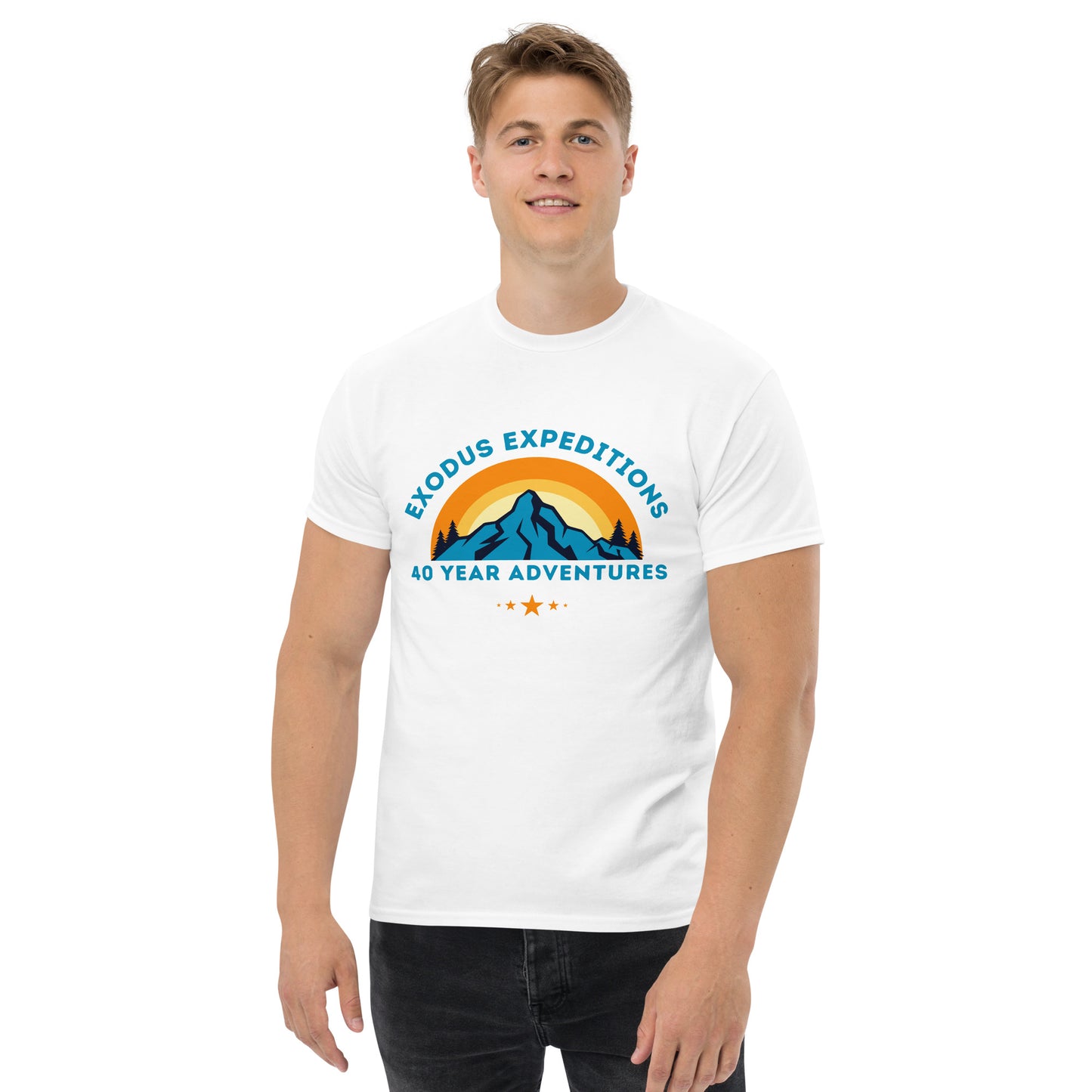 Exodus Expeditions 40 Year Adventures Men's Classic Tee
