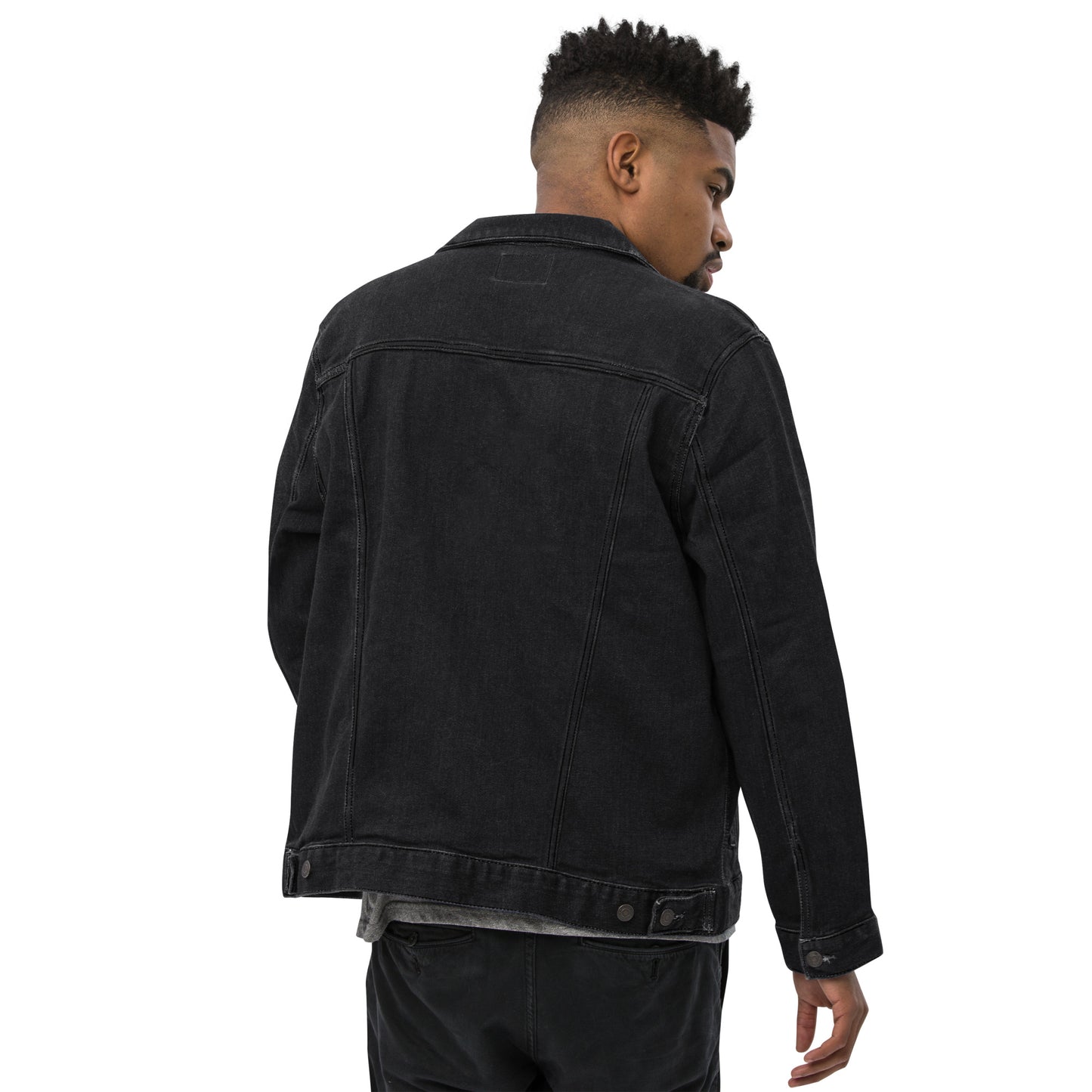 RetroRevive "Vintage Vibes, Modern Message" Unisex denim jacket