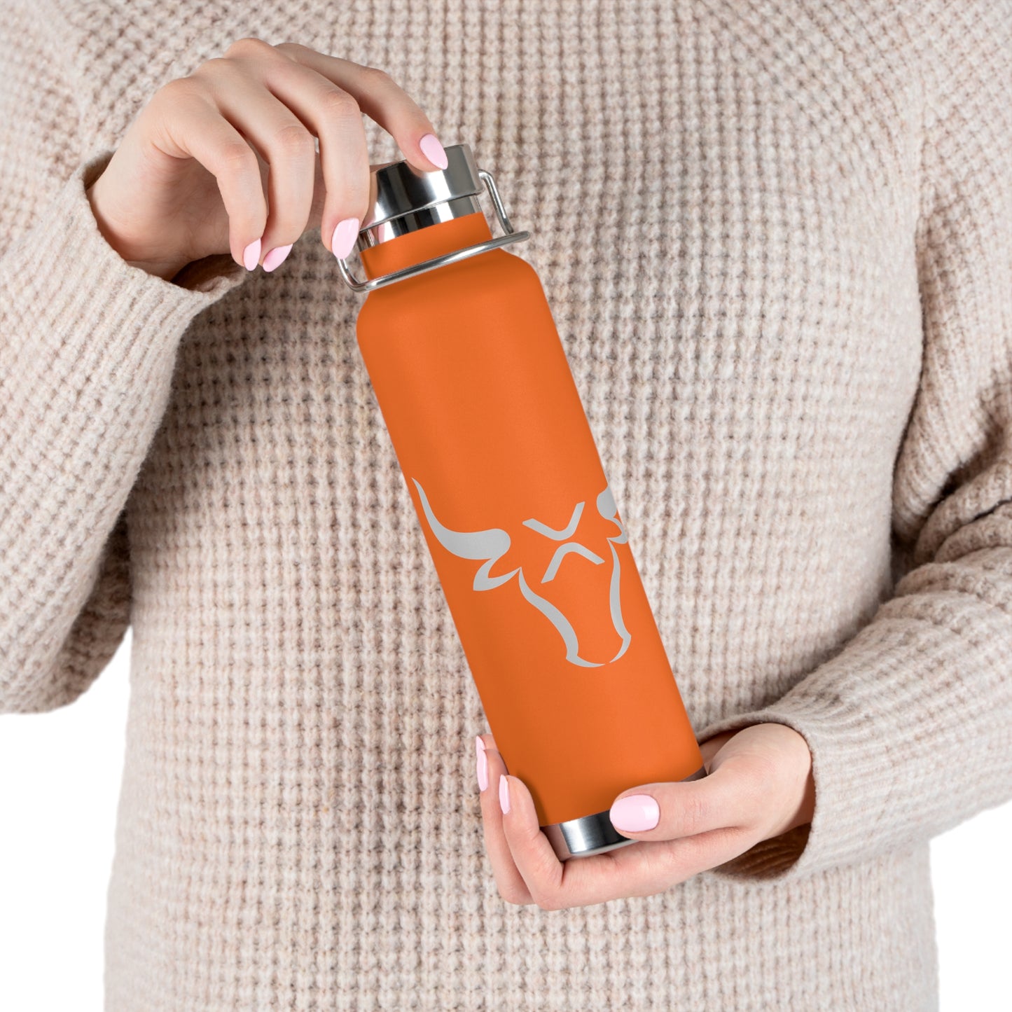 XRP BULL Copper Vacuum Insulated Bottle, 22oz