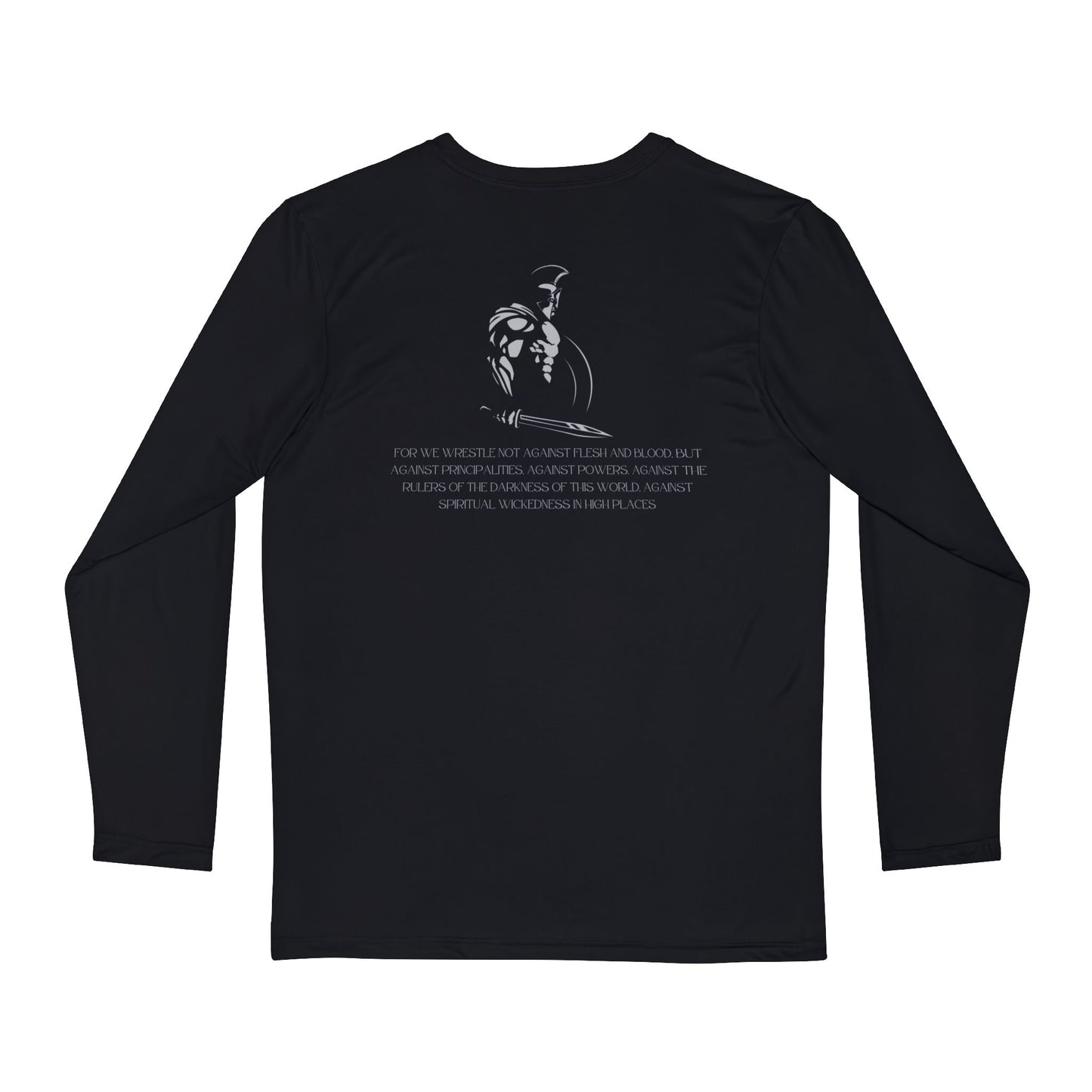 Ephesians 6:12 RRA (RetroRevive Apparel) Unisex Long Sleeve Shirt (AOP)