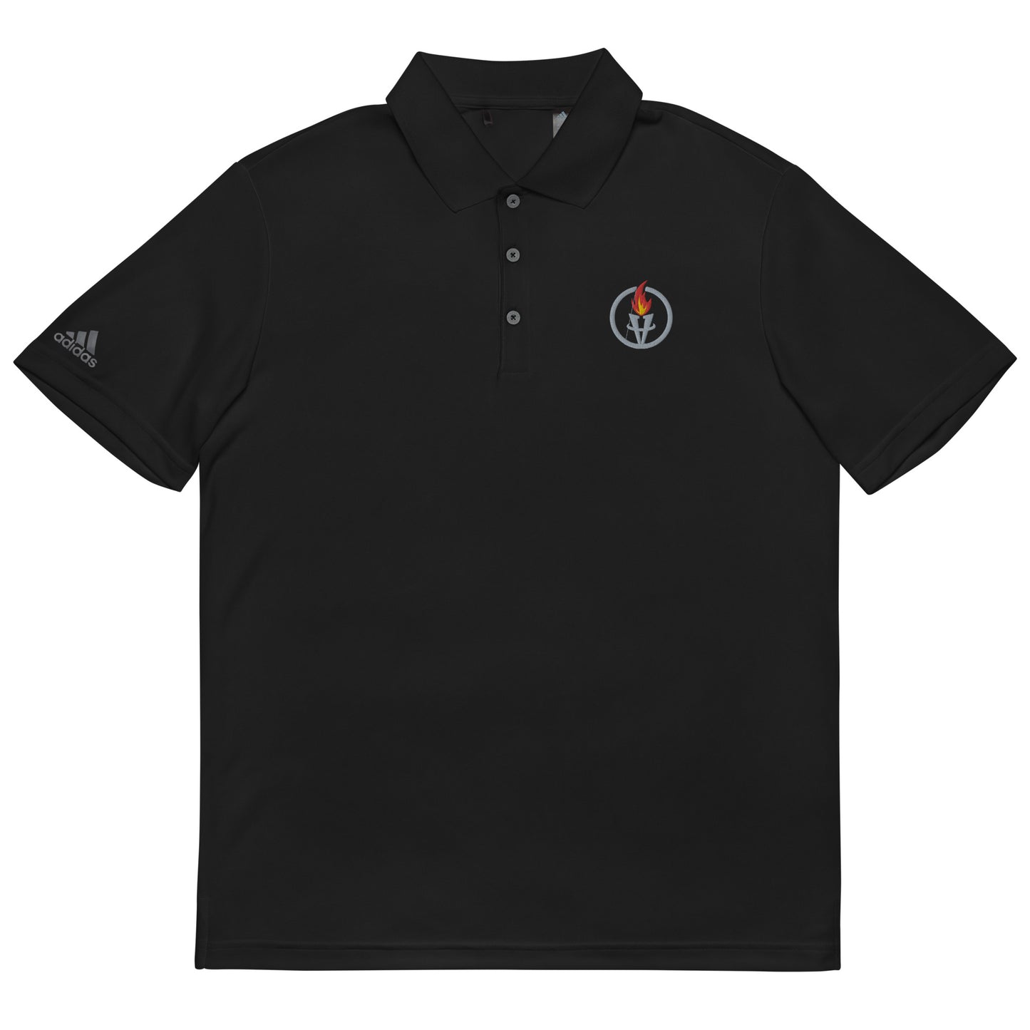 Light in Darkness Torch Adidas Performance Polo Shirt