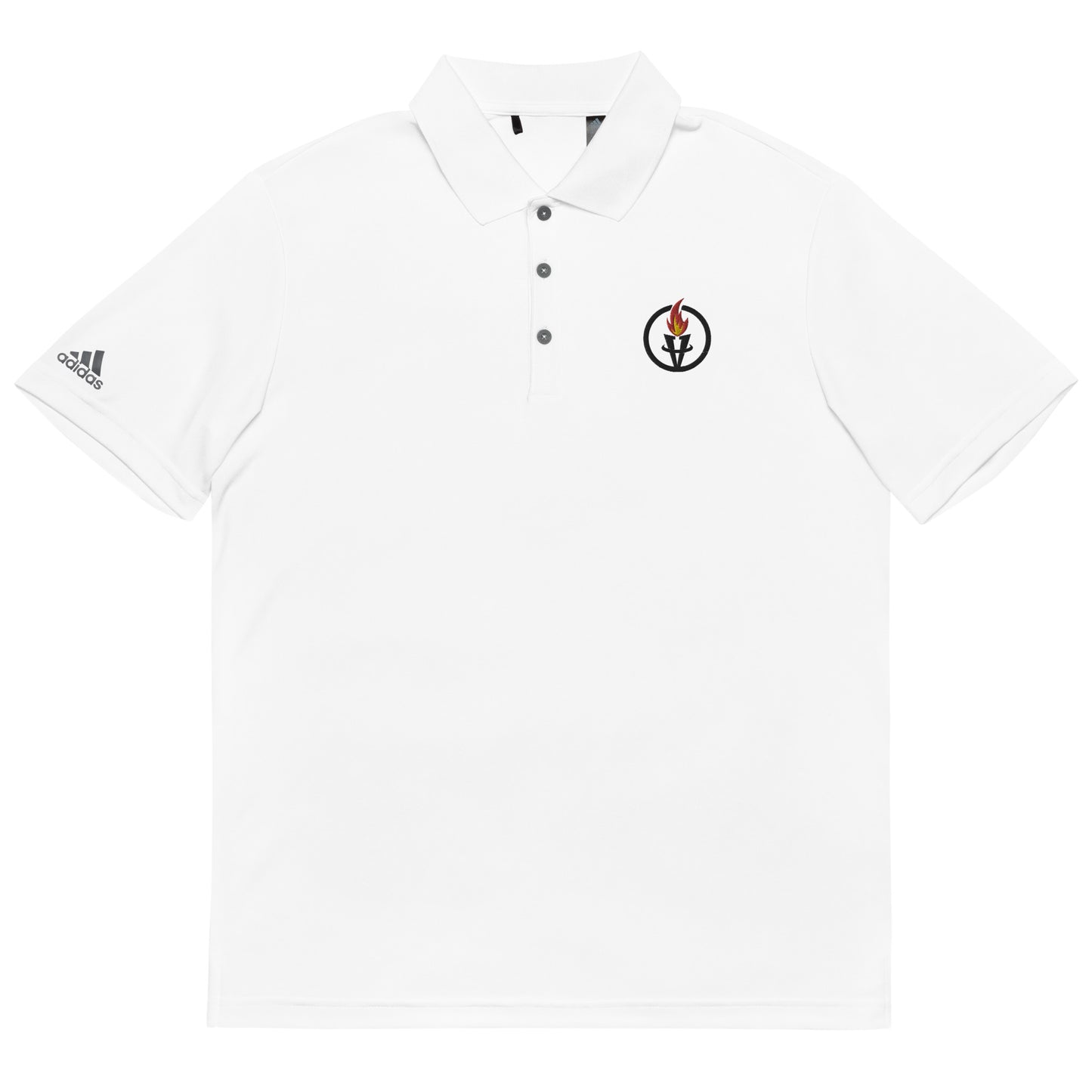 Light in Darkness Torch Adidas Performance Polo Shirt
