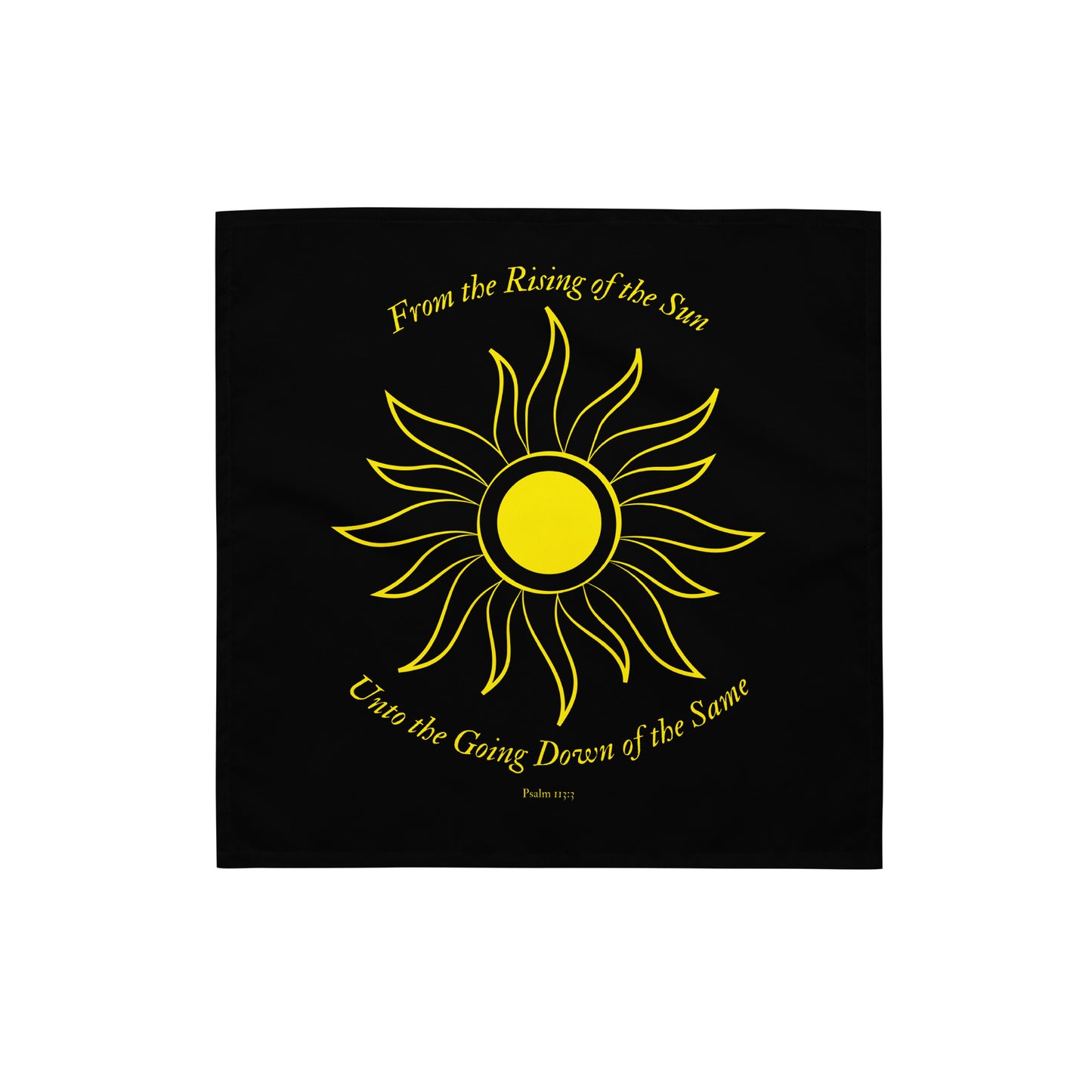 From the Rising of the Sun Unto the Going Down of the Same All-over print bandana