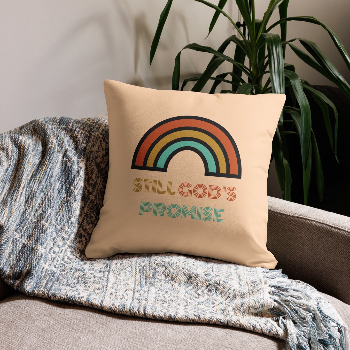 Still GOD's Promise Premium Pillow Case (PILLOW SOLD SEPARATELY)
