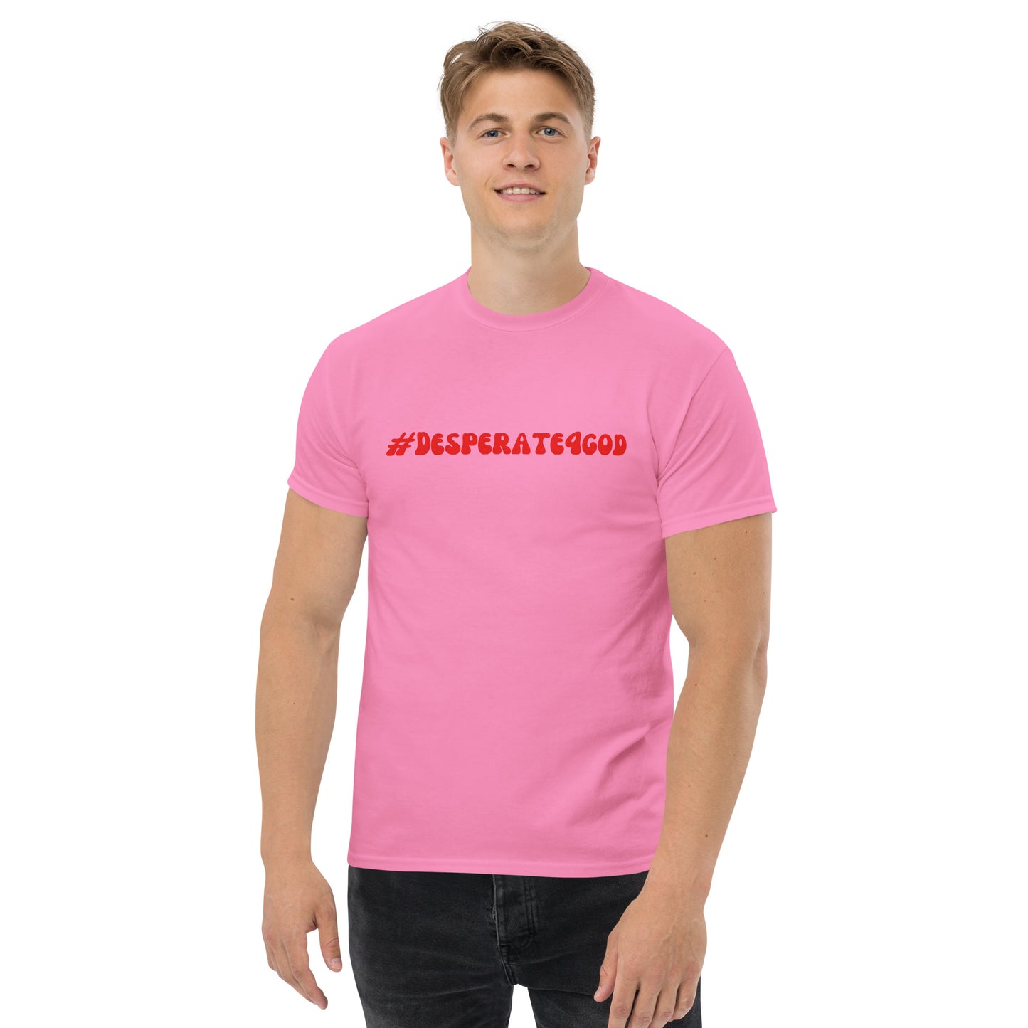 #Desperate4God Men's classic tee