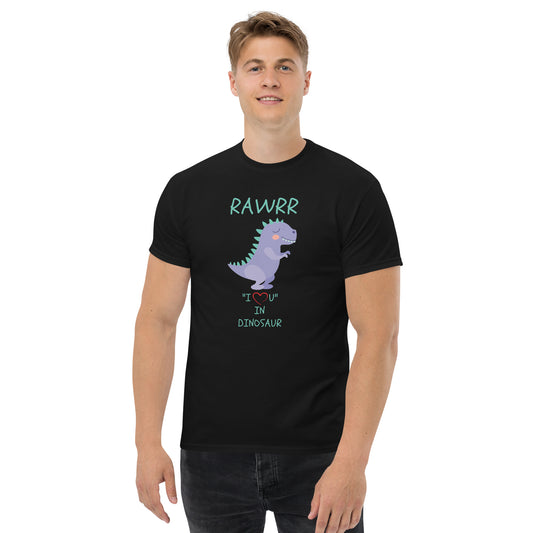 RAWRR "I Love You" In Dinosaur Men's classic tee