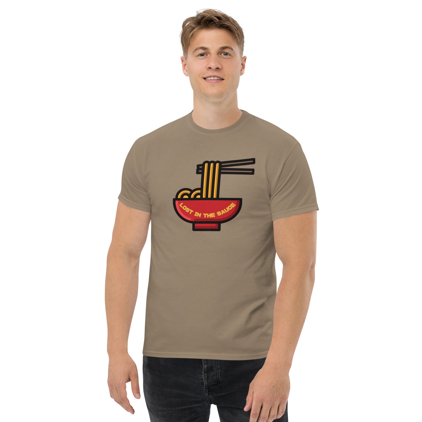 LOST IN THE SAUCE (ASIAN NOODLE) Men's classic tee