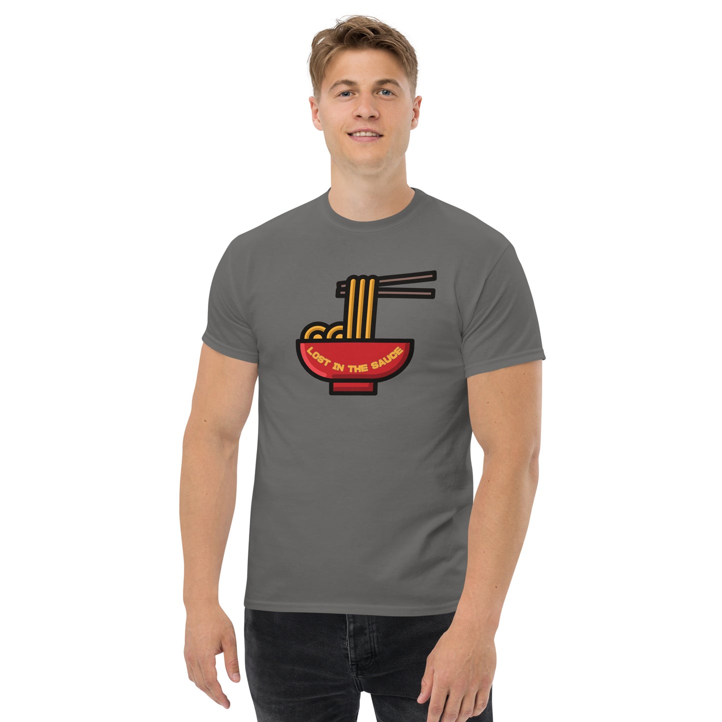 LOST IN THE SAUCE (ASIAN NOODLE) Men's classic tee