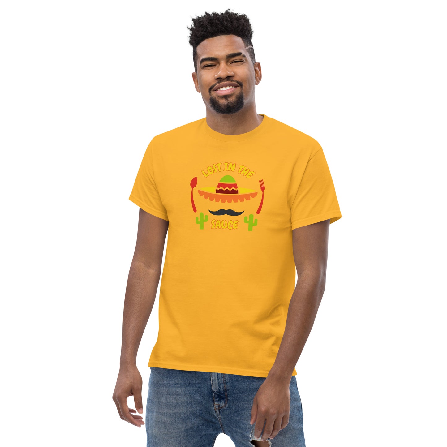 LOST IN THE SAUCE Sombrero Men's classic tee