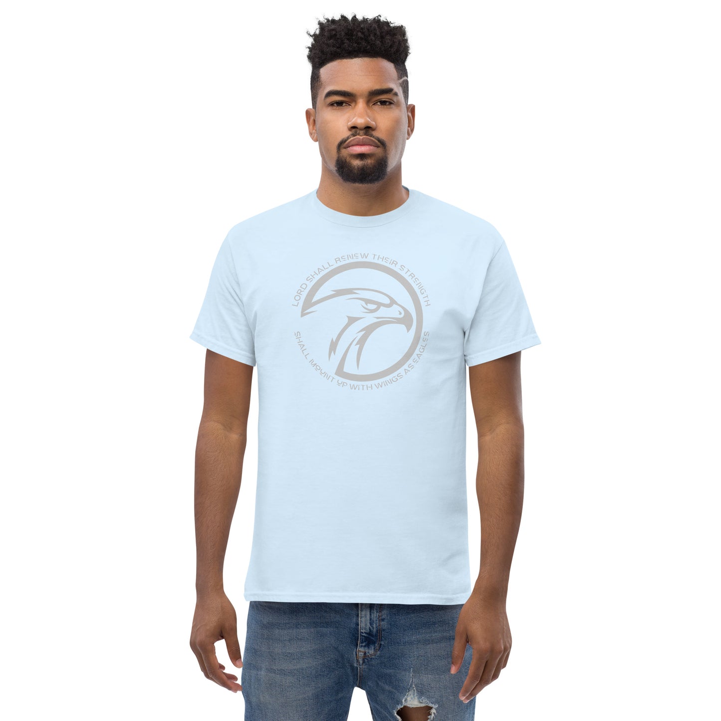Lord Shall Renew Their Strength Shall Mount Up With Wings As Eagles Men's Classic Tee