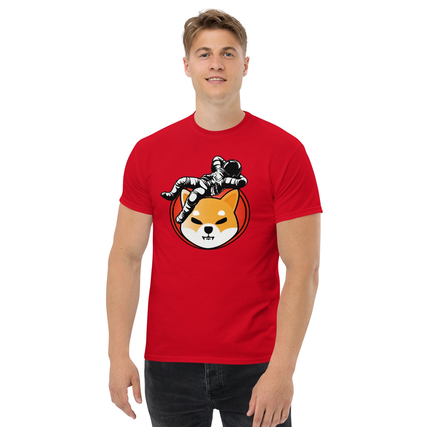 Shiba Inu To the Moon Men's classic tee