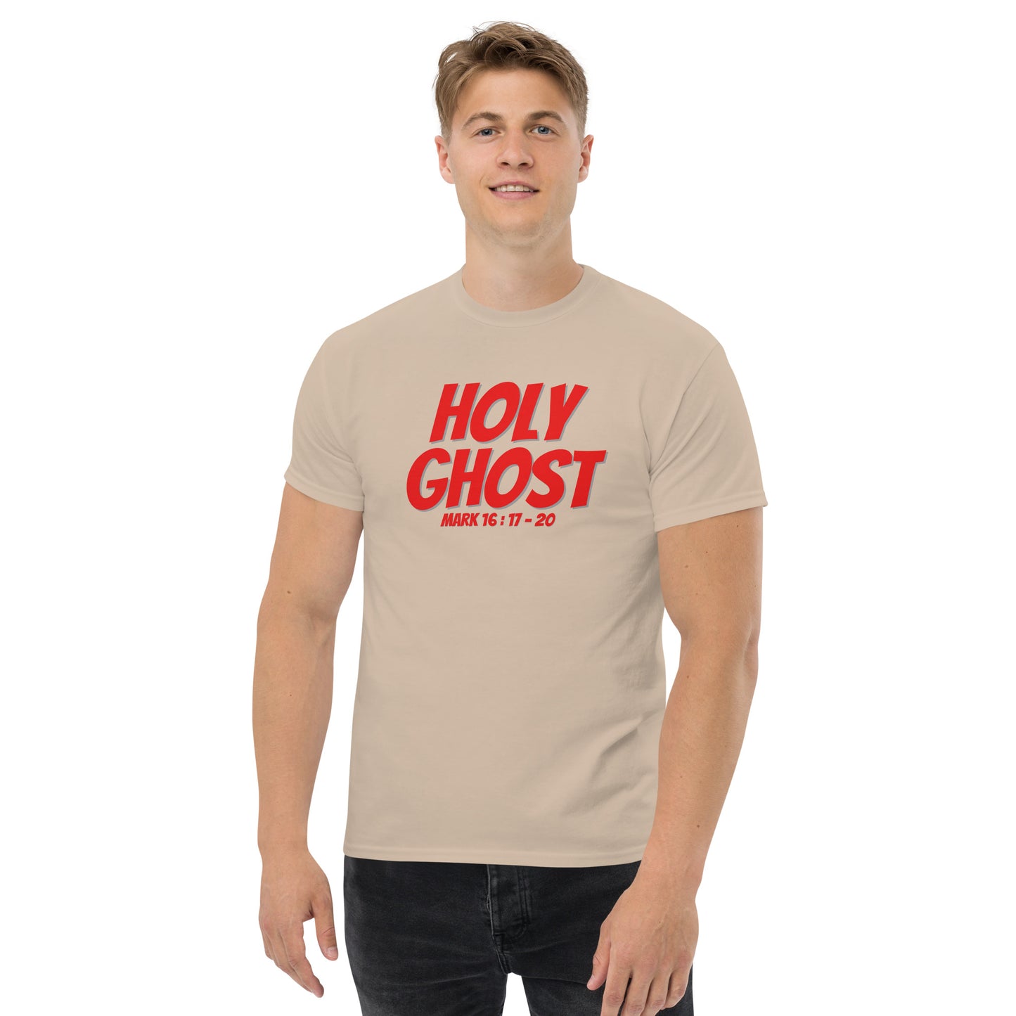 HOLY GHOST Mark 16:17-20 Men's classic tee