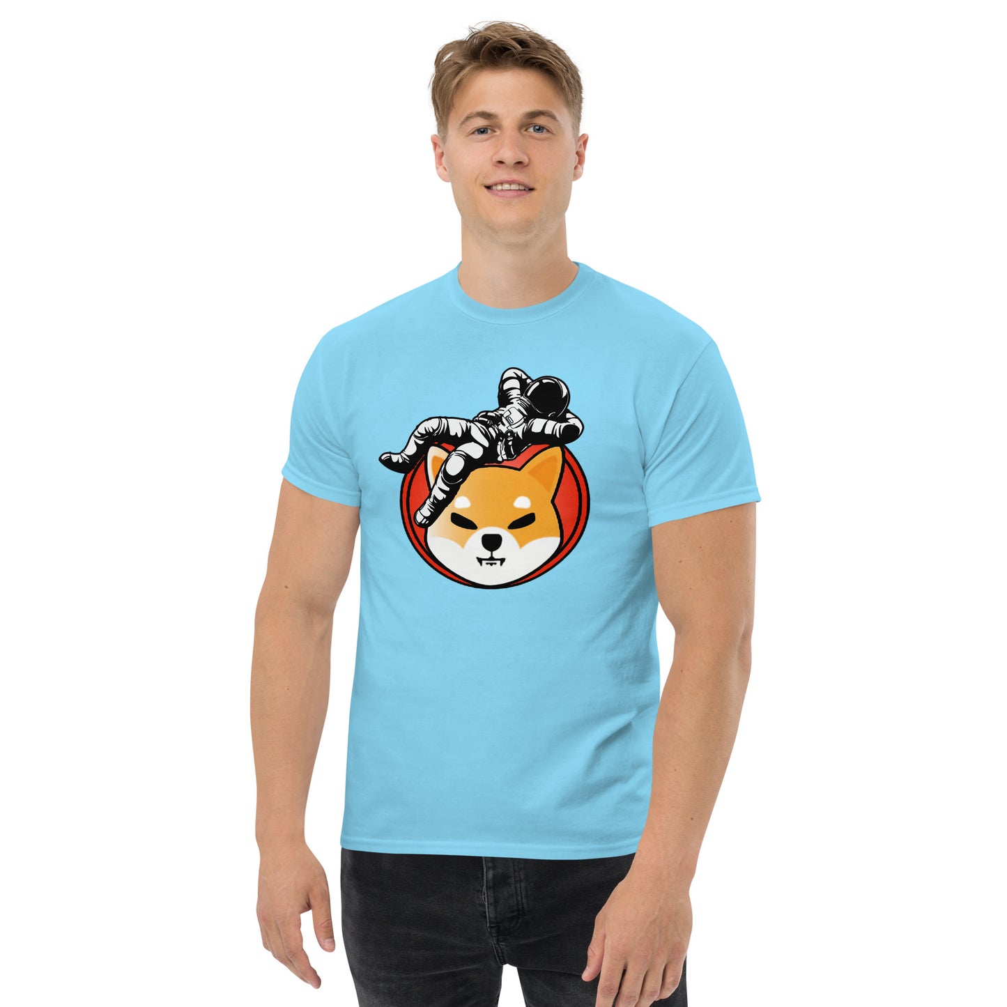 Shiba Inu To the Moon Men's classic tee