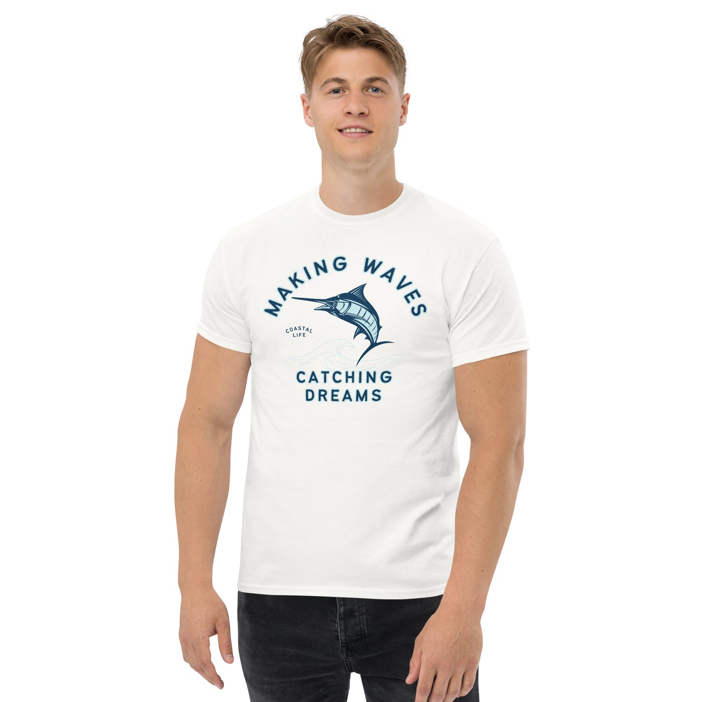 Making Waves Catching Dreams Men's classic tee
