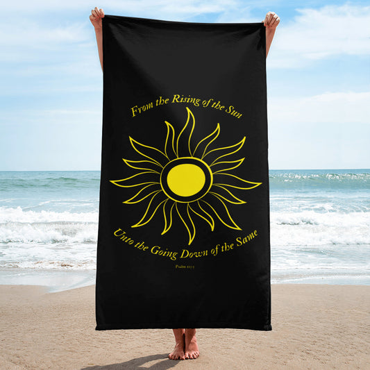 From the Rising of the Sun to the Going Down of the Same Beach Towel