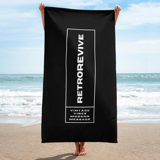 RetroRevive Beach Towel