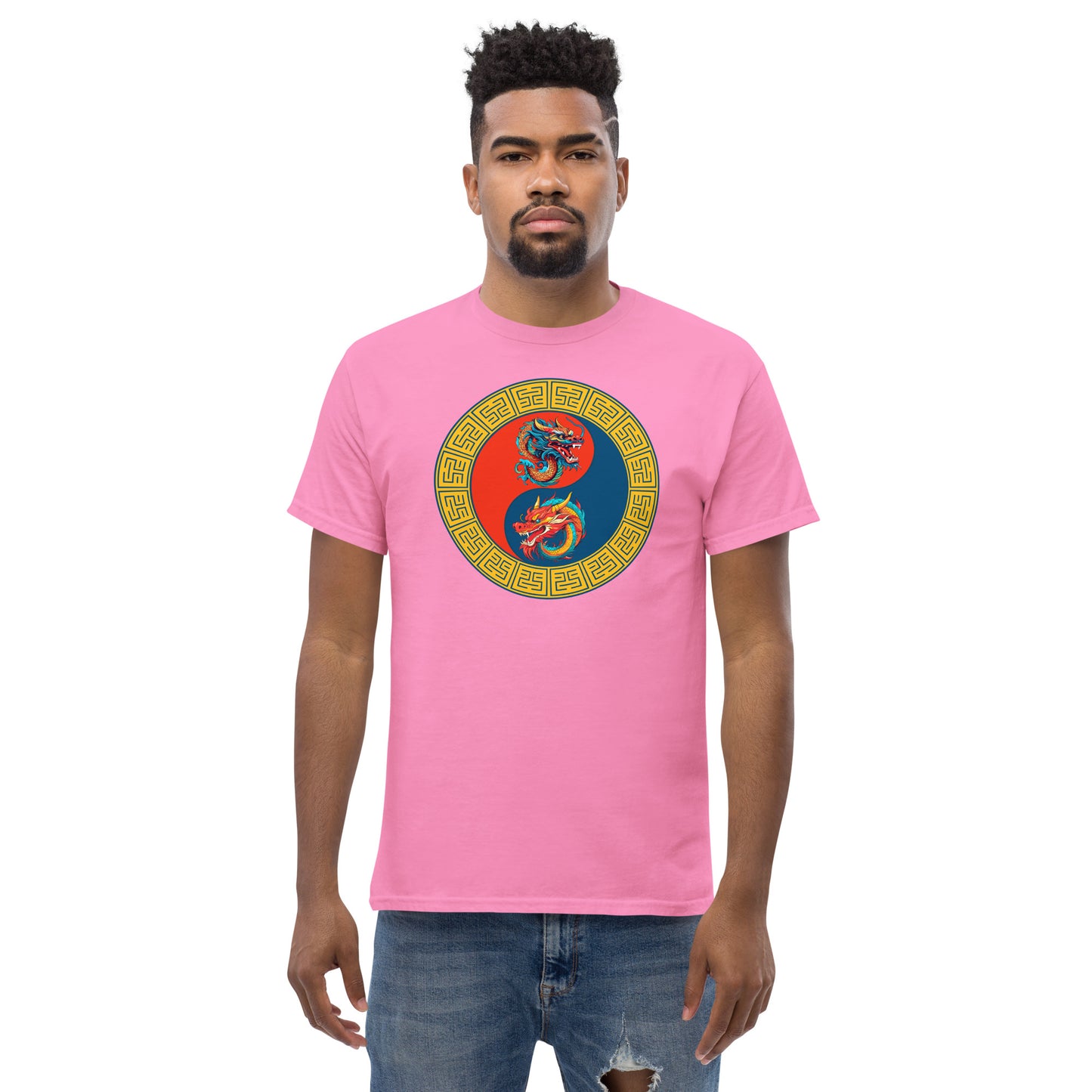 Double Dragons Yin-Yang Unisex Classic Tee