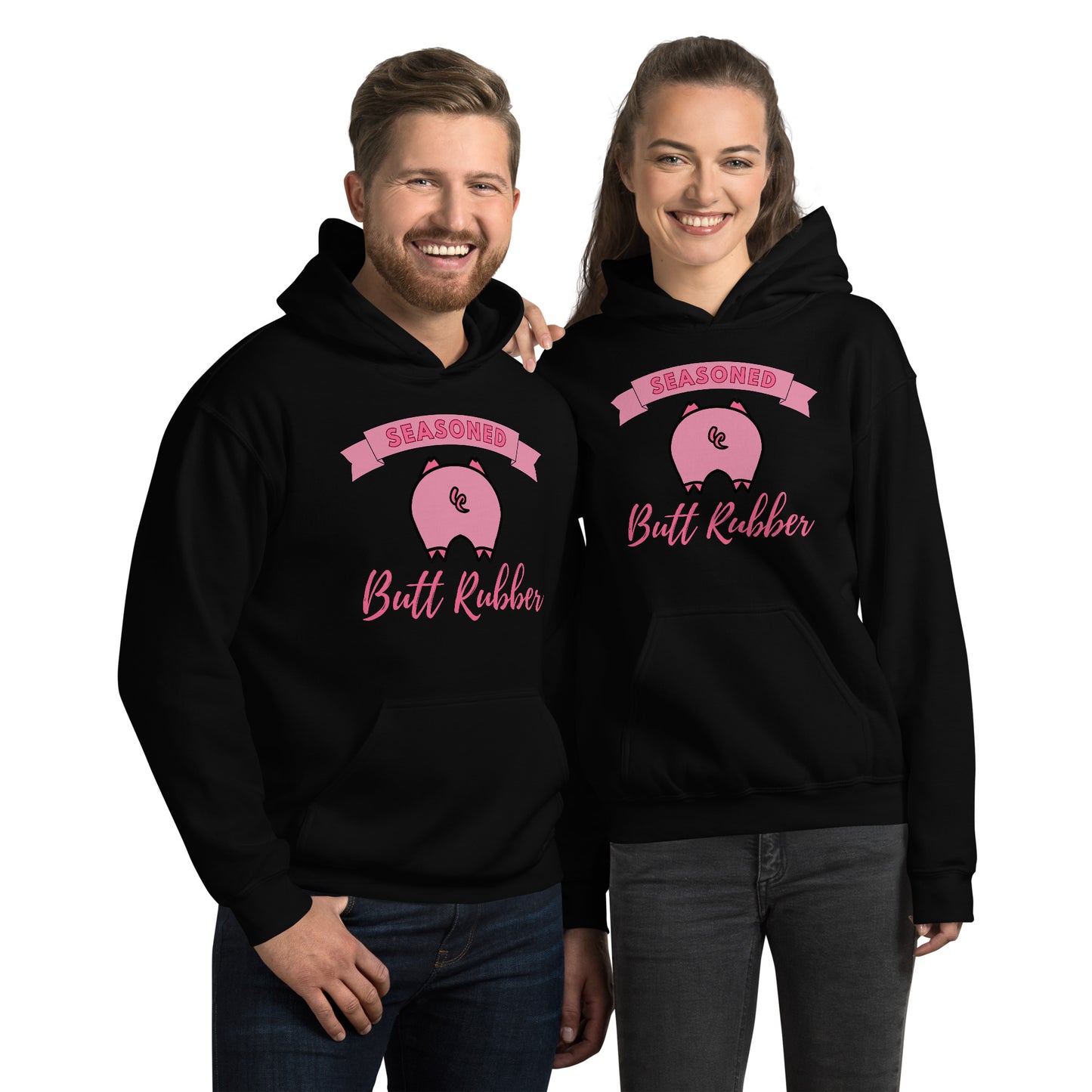 Seasoned Butt Rubber Unisex Hoodie