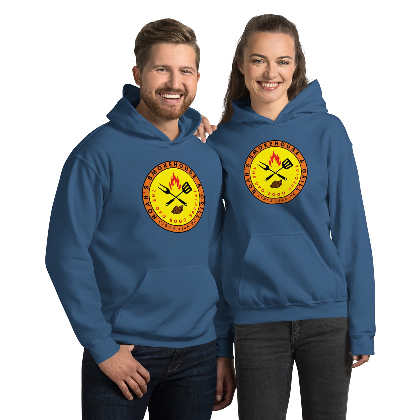 Noah's Smokehouse & Grill - The Org BOGO Special Circa 2348 BC Unisex Hoodie