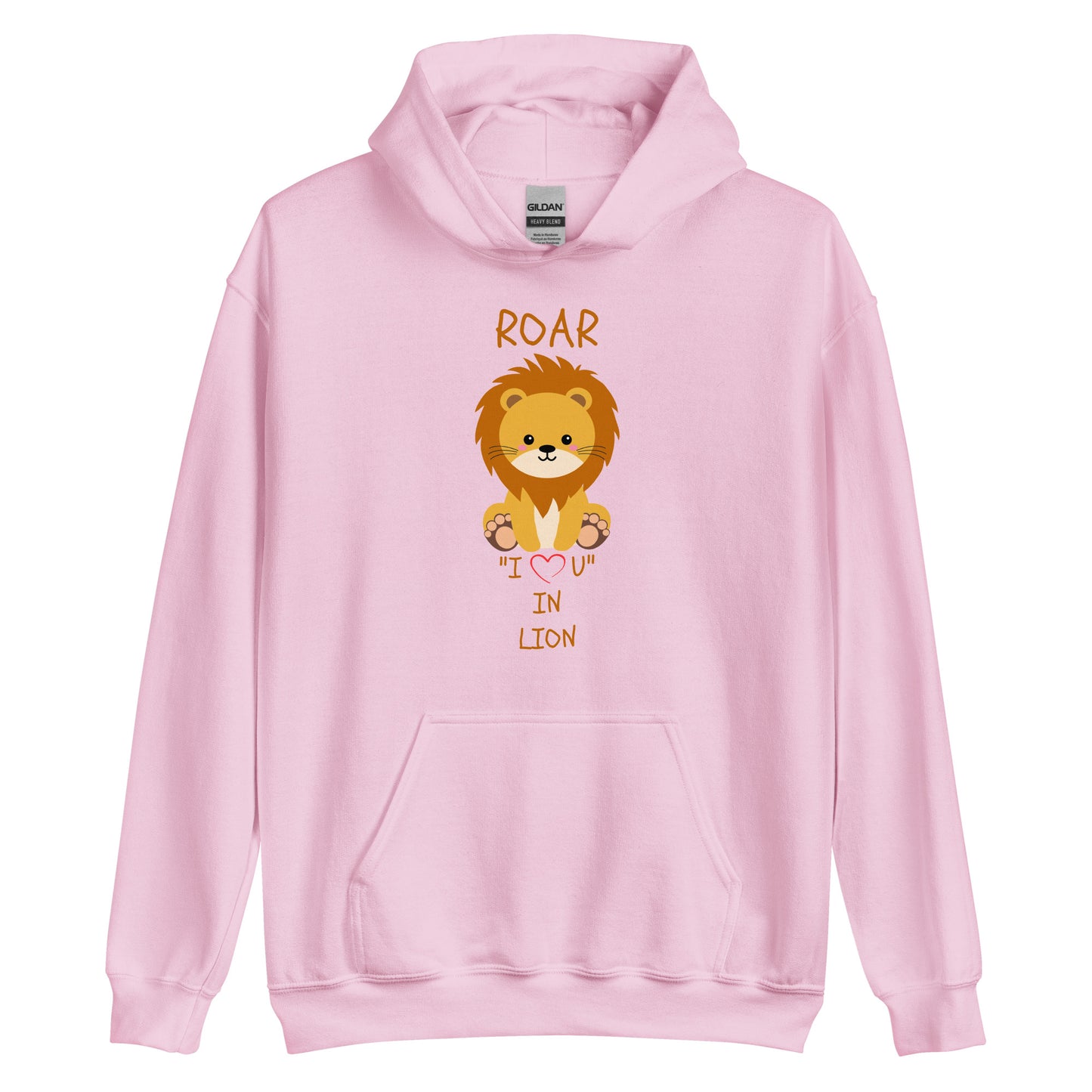 ROAR "I LOVE U" IN LION Unisex Hoodie