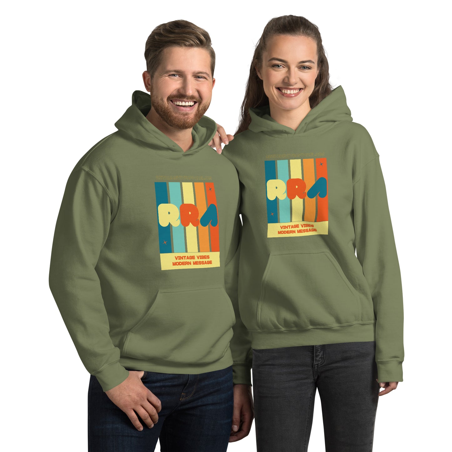 RRA Vintage Vibes Modern Message Unisex Hoodie