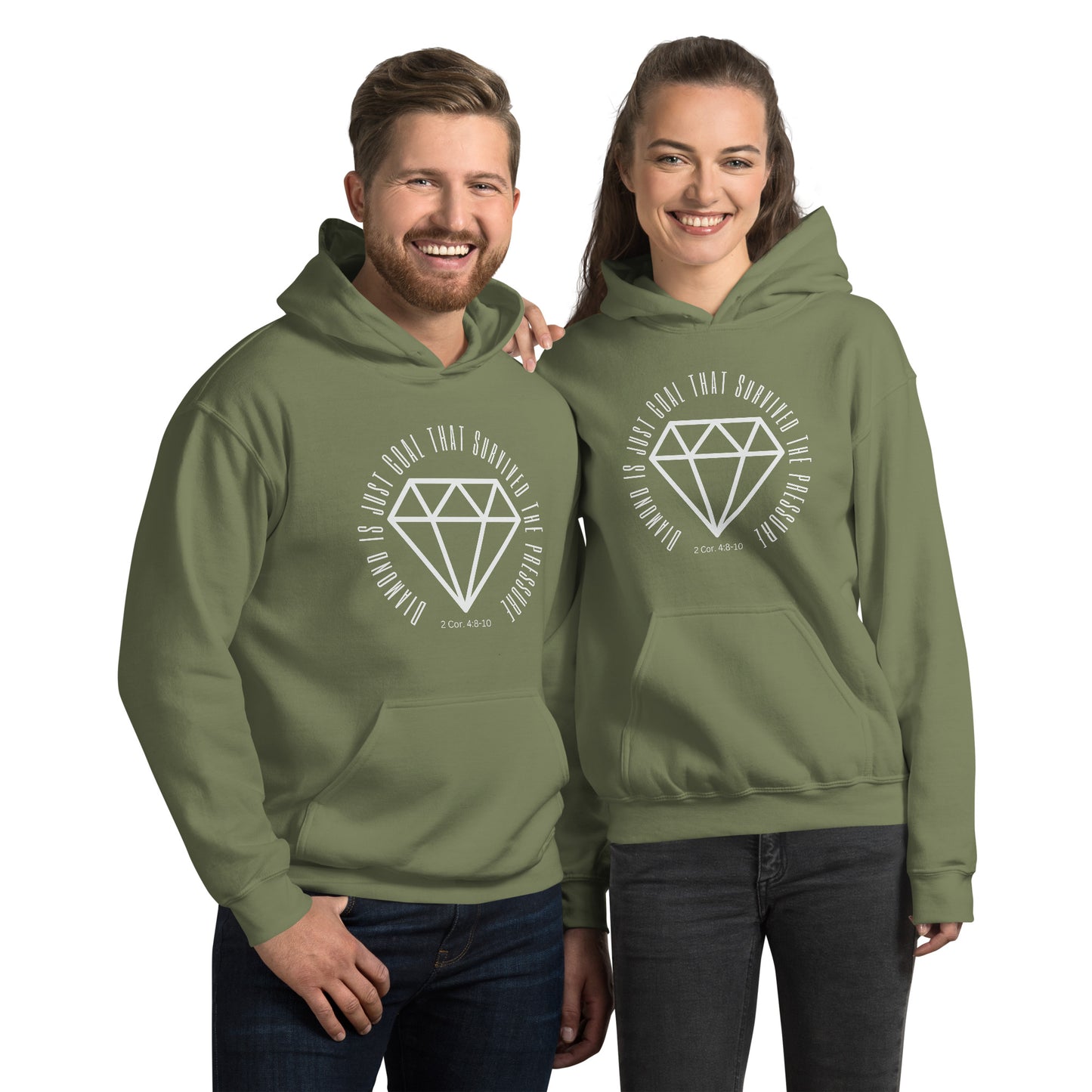 Diamond Is Just Coal That Survived The Pressure 2 Cor. 4:8-10 Unisex Hoodie