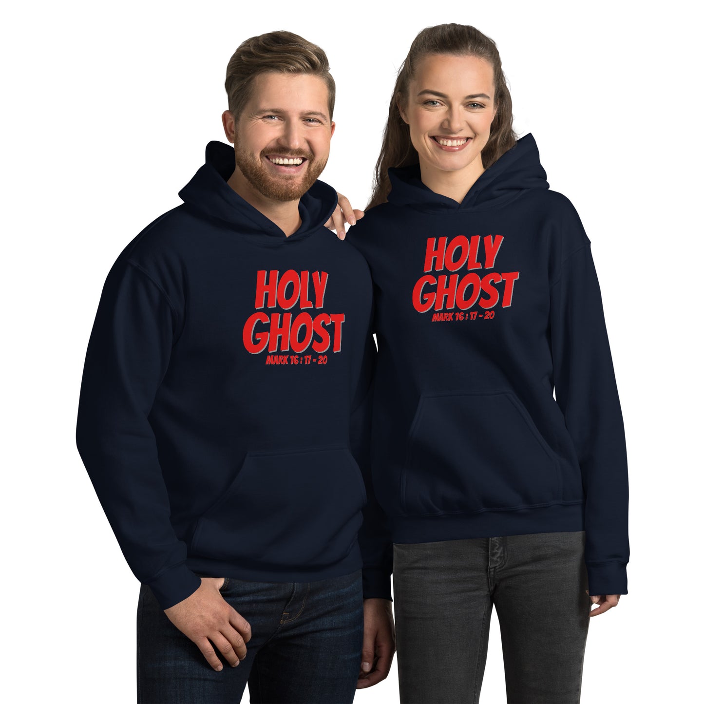 HOLY GHOST Mark 16:17-20 Unisex Hoodie