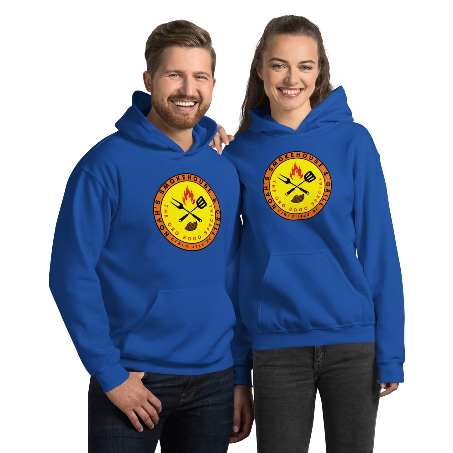 Noah's Smokehouse & Grill - The Org BOGO Special Circa 2348 BC Unisex Hoodie