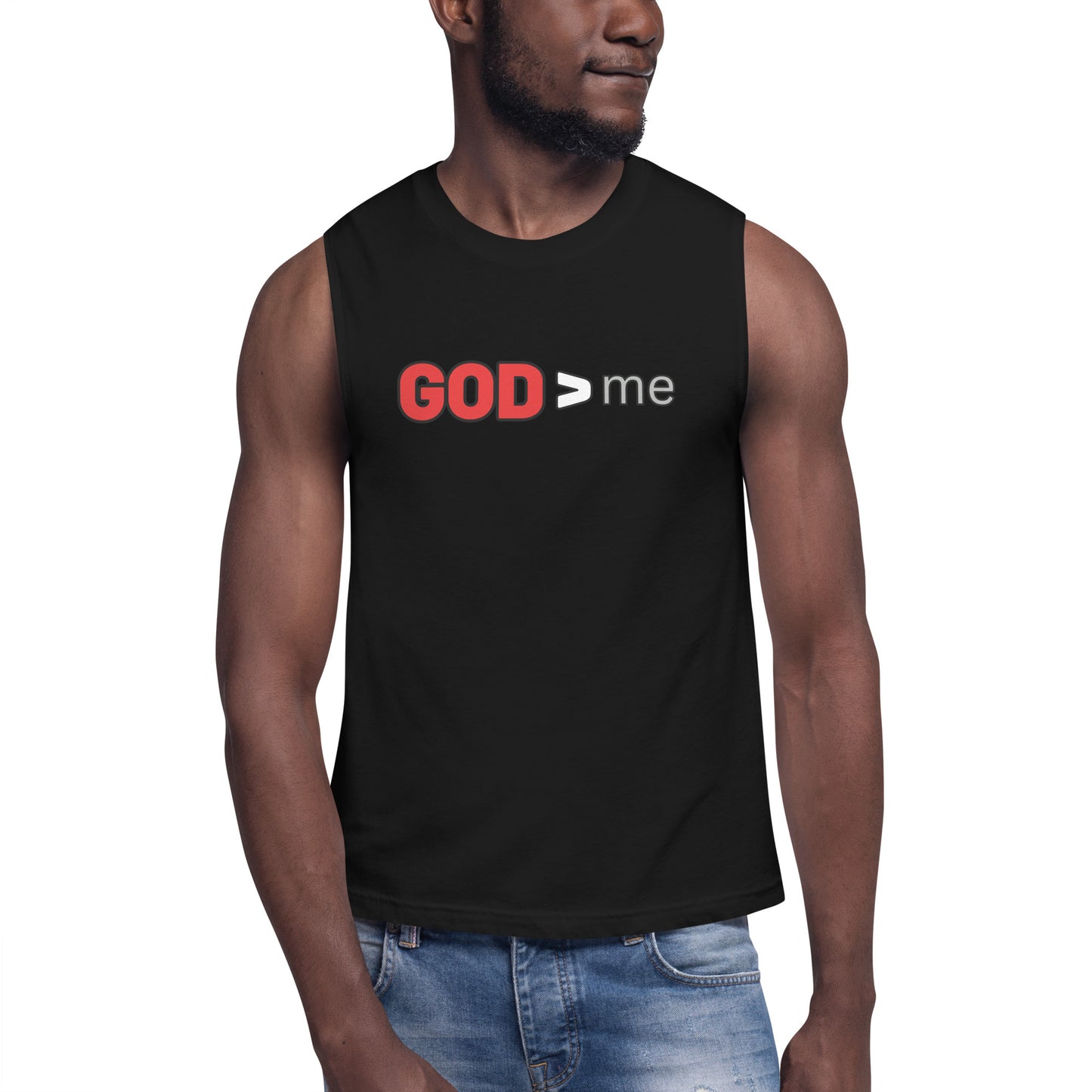 GOD > me Muscle Shirt