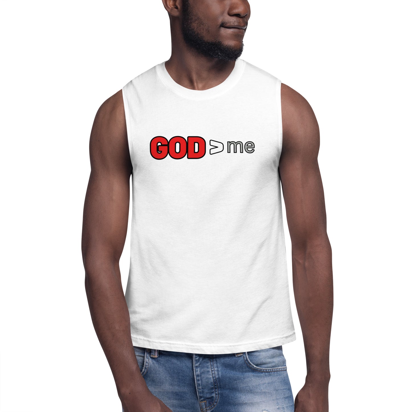 GOD > me Muscle Shirt