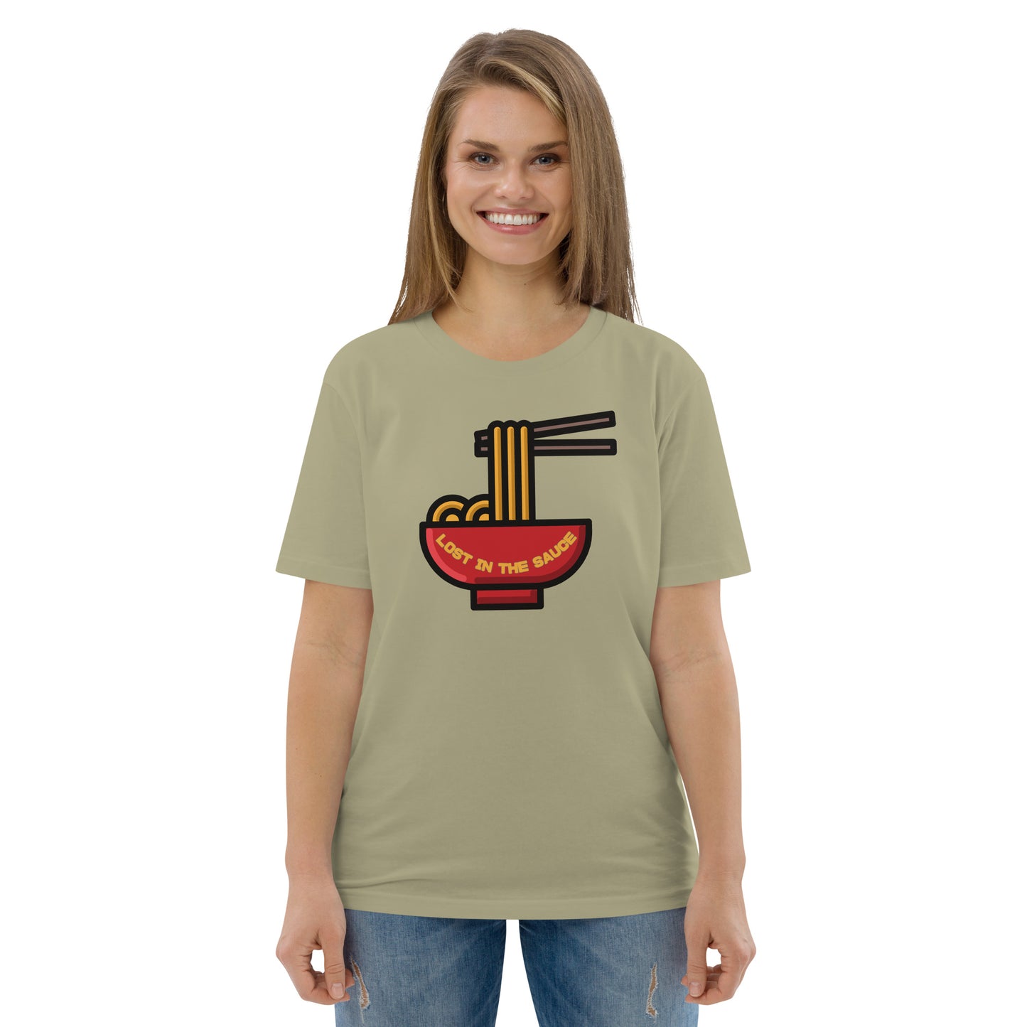 LOST IN THE SAUCE (ASIAN NOODLE) Women's Organic Cotton T-Shirt