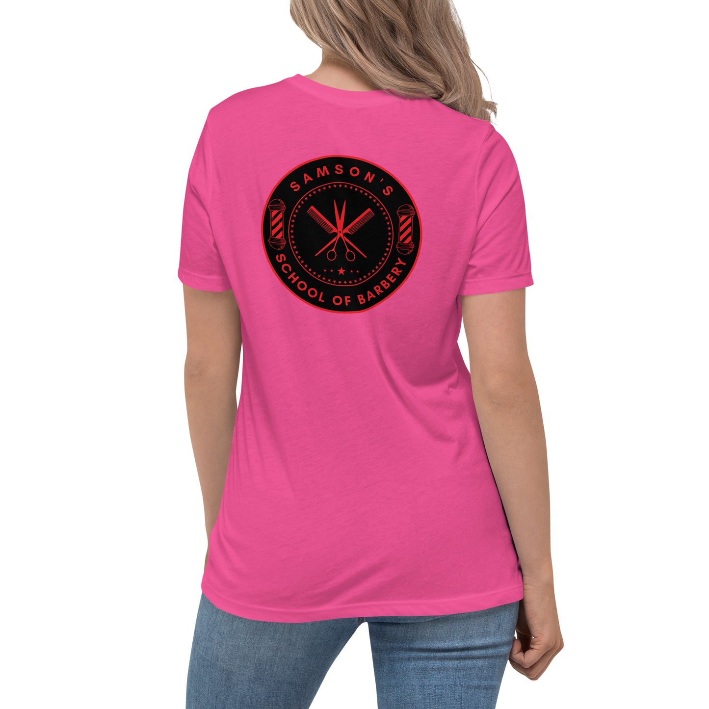 Samson's School of Barbery Women's Relaxed T-Shirt