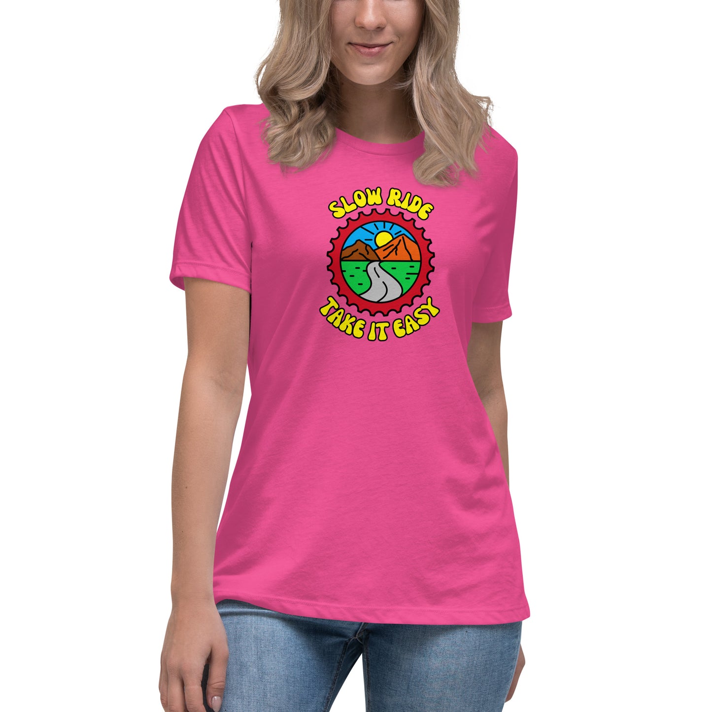 Slow Ride Take It Easy Women's Relaxed T-Shirt