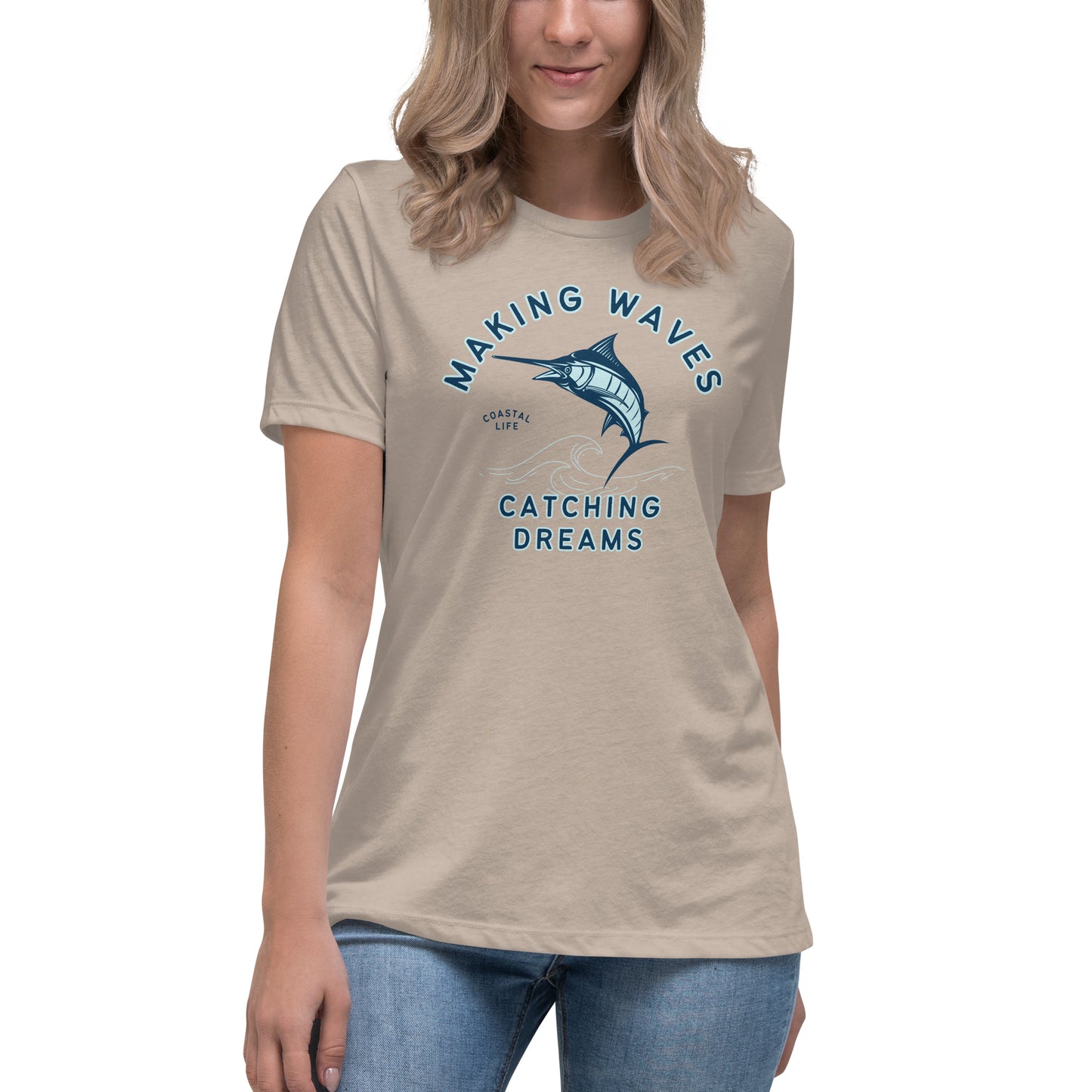 Making Waves Catching Dreams Women's Relaxed T-Shirt