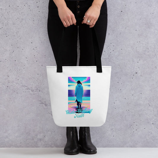 Water-Walking Faith Tote bag